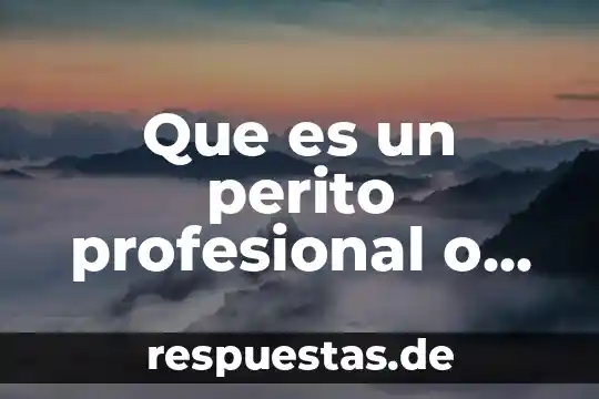 Qué es ética profesional en filosofía 7 Que es un perito profesional o tecnico 2019