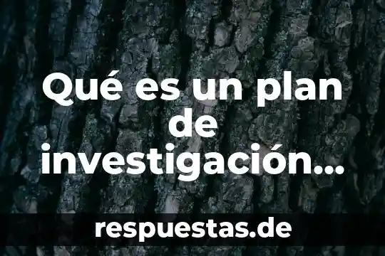 Que es un tema especifico de investigación 8 Qué es un plan de investigación de marketing