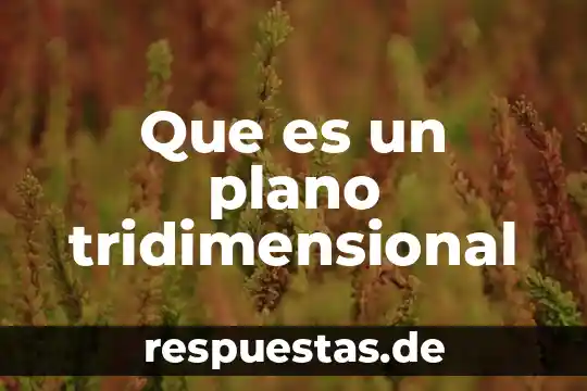 Que es un abatimiento de plano 3 Que es un plano tridimensional