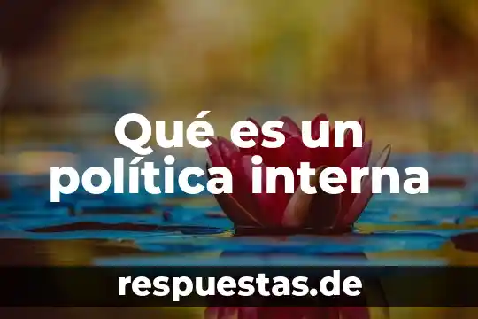 Qué es un borrego en política 8 Qué es un política interna
