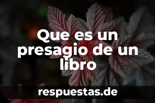 Qué es un paradigma libro 5 Que es un presagio de un libro