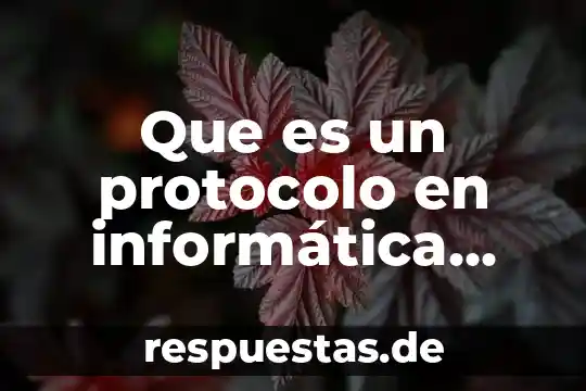 Que es el postvanguardismo y ejemplo 4 Que es un protocolo en informática ejemplo