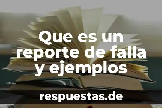 Que es una falla de canbus en planta de electricidad 8 Que es un reporte de falla y ejemplos