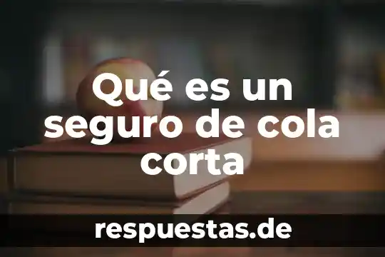Qué es un seguro de cola corta