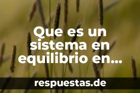 Qué es el sistema freebsd 4 Que es un sistema en equilibrio en fisica
