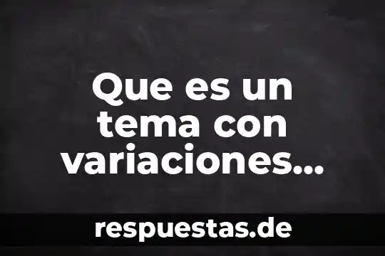 Tipo de música que es el trap 7 Que es un tema con variaciones musica