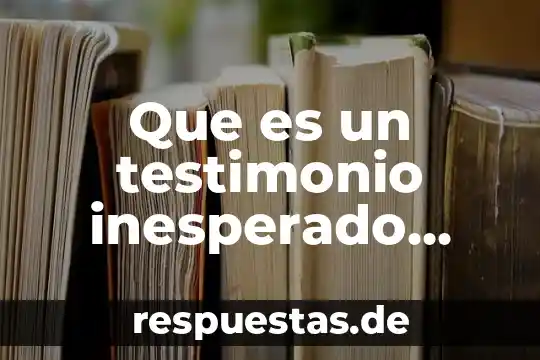 Que es una loma significado 5 Que es un testimonio inesperado significado