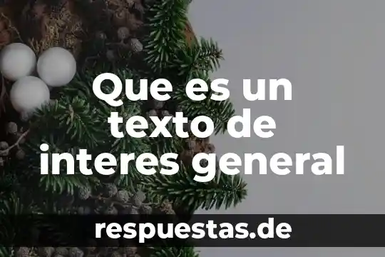 Qué es ejercicio de un balance general concepto 8 Que es un texto de interes general