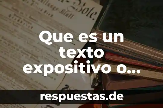 Que es un conocimiento cientifico primaria 5 Que es un texto expositivo o cientifico