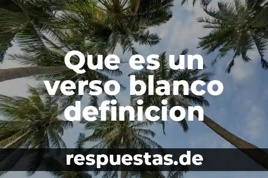 Qué es un talud definición c 6 Que es un verso blanco definicion