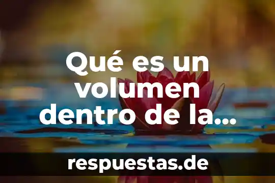 Que es el volumen de una figura geometrica para primaria 8 Qué es un volumen dentro de la expresión gráfica