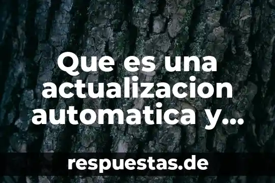 Que es temperatura en quimica en termodinamica 6 Que es una actualizacion automatica y como funciona