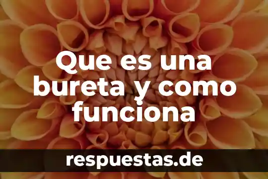 Que es una bureta y como funciona