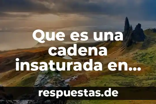 Que es trazabilidad guia nacional de cadena de custodia 4 Que es una cadena insaturada en quimica