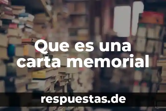 Que es una carta de windows significado 7 Que es una carta memorial
