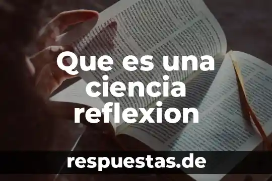 Que es comuna municipal 7 Que es una ciencia reflexion