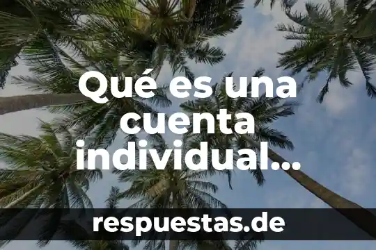 Qué es crisis concepto 7 Qué es una cuenta individual afore