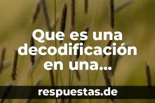 Que es estudio correnacional 7 Que es una decodificación en una computadora