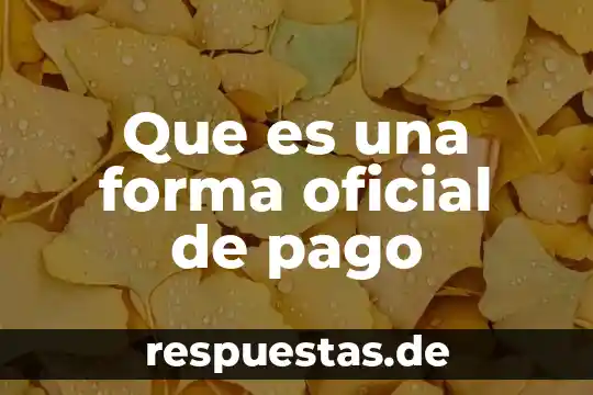 Para que es el icono o forma en un logo 6 Que es una forma oficial de pago