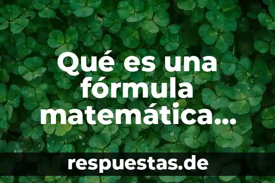 Que es una remodelación en arquitectura 8 Qué es una fórmula matemática partes