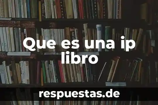 Qué es el argumento de un libro 6 Que es una ip libro