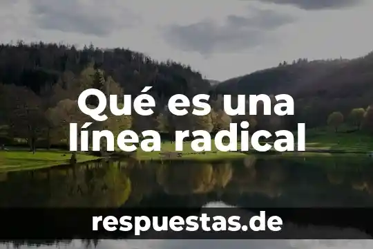 Qué es capm en valores 3 Qué es una línea radical