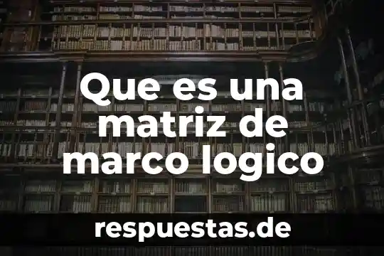 Que es la metodologia en razonamiento logico 4 Que es una matriz de marco logico
