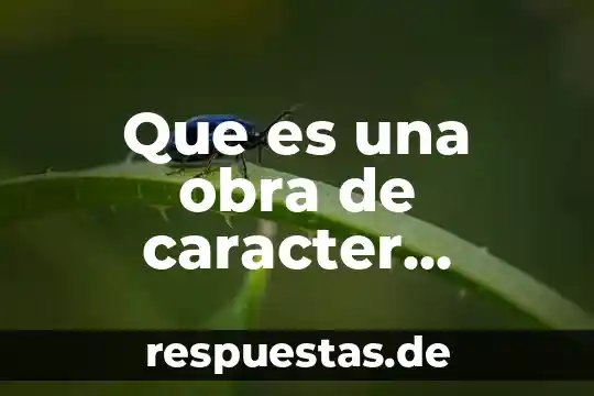Que es una obra de caracter abstracto