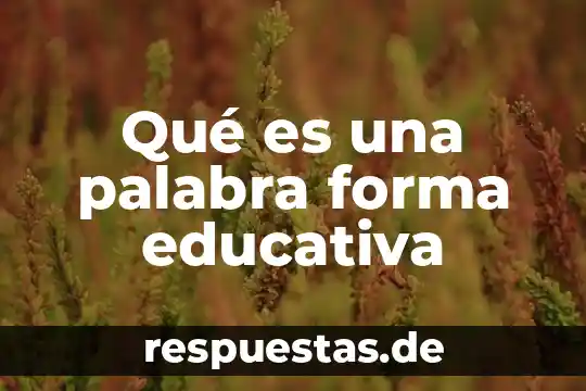 Para que es el icono o forma en un logo 8 Qué es una palabra forma educativa