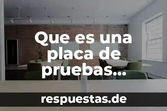 Yeso compuesto que es 8 Que es una placa de pruebas protoboard