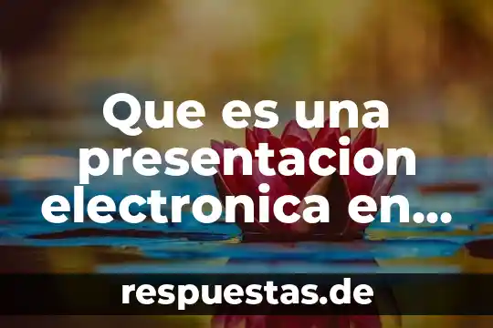 Que es plantilla de diseño power point 6 Que es una presentacion electronica en power point diapositivas