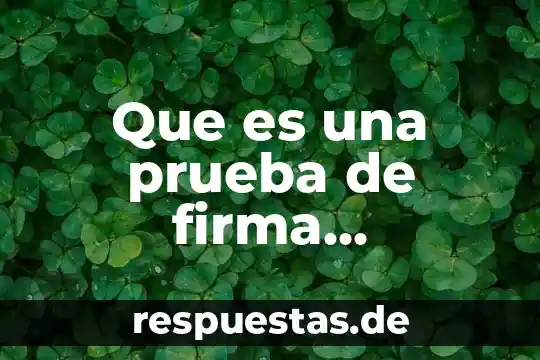 Que es validación de firma electrónica 3 Que es una prueba de firma eectronica en dhl