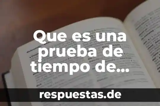 Qué es capicúa número 8 Que es una prueba de tiempo de protombina