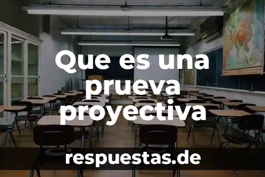 Qué es el concepto hetero 7 Que es una prueva proyectiva