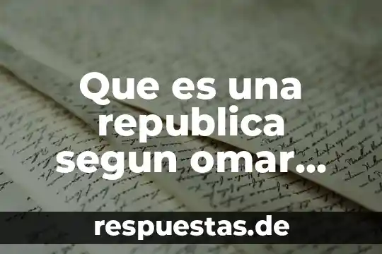 Qué es la profesión según la filosofía 5 Que es una republica segun omar guerrero