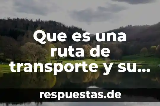 Qué es la sociedad civil organización gubernamental 5 Que es una ruta de transporte y su organizacion