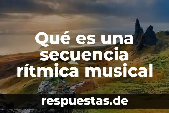 Qué es una empresa constituida en sociedad en Bolivia 3 Qué es una secuencia rítmica musical