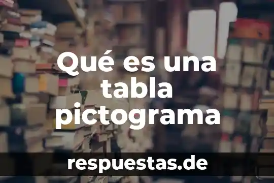 Que es una tabla dinamikca 4 Qué es una tabla pictograma