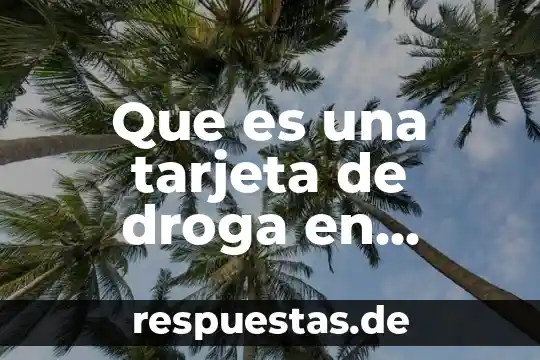 Que es teorista de enfermeria 7 Que es una tarjeta de droga en enfermeria