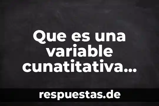 Que es mejora continua como departamento en un restaurante 7 Que es una variable cunatitativa continua