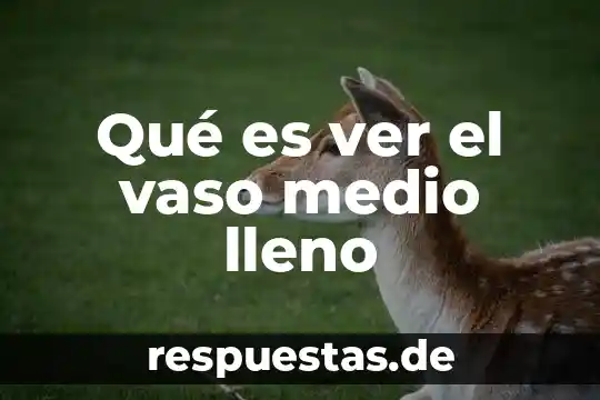 Que es y donde ver la luna azul en mexico 8 Qué es ver el vaso medio lleno