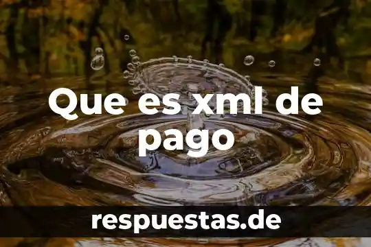 Que es bcp pago 4 Que es xml de pago