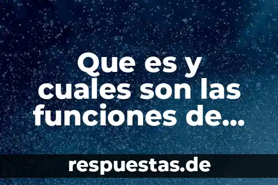 Qué es el concepto de unicornio 5 Que es y cuales son las funciones de un subgerente