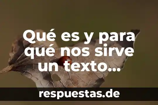 Que es introducir el texto del signo 3 Qué es y para qué nos sirve un texto informativo