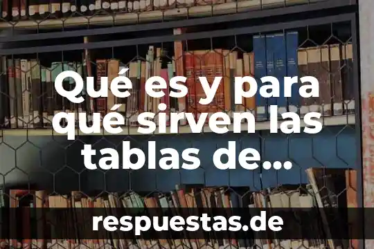 Que es la cruz de las tablas nutrimentales 8 Qué es y para qué sirven las tablas de amortización