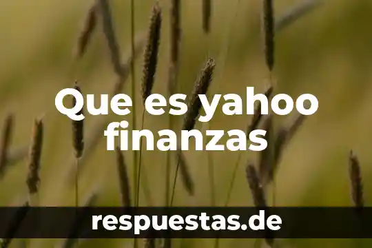 Que es las finanzas publicas 3 Que es yahoo finanzas