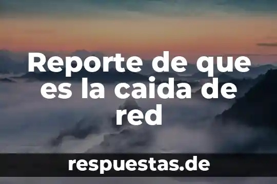 Que es el movimiento parabolico de caida libre 8 Reporte de que es la caida de red