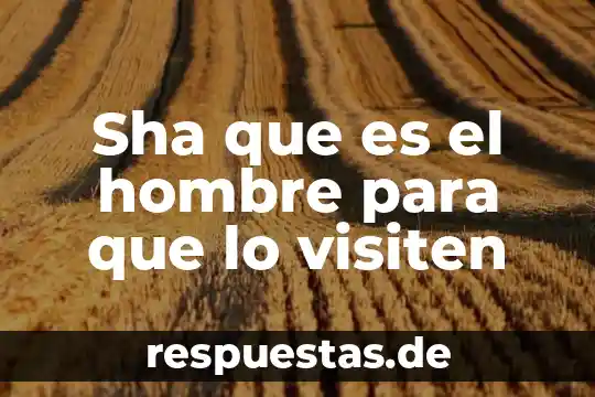 Que es un hombre charlatán 4 Sha que es el hombre para que lo visiten