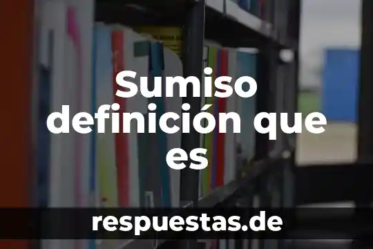 Que es placement definicion 7 Sumiso definición que es