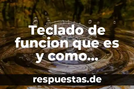 Qué es un teclado de computadora y sus funciones 6 Teclado de funcion que es y como limpiarlo
